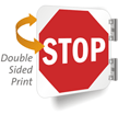 STOP Double Sided Sign