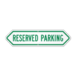 Bi Directional Reserved Parking Sign