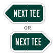 Next Tee Golf Course Sign