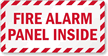 Fire Alarm Panel inside Label