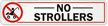 No Strollers (with Graphic) Label