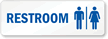 Rest Rooms (With Unisex Graphic) Label