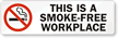 Smoke-Free Workplace Label