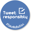 Tweet Responsibly Anti Bullying Sticker