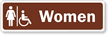 Women (With Women And Handicap Graphic) Label