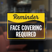 Reminder: Face Covering Required Decal
