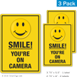 Smile You Are On Camera Security Label Set