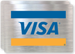 Visa Logo Glass Decal