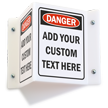 Custom Projecting Danger Sign
