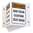 Custom Projecting Warning Sign