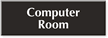 Computer Room Sign