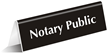 Notary Public Table Top Sign
