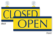 Open / Closed Double Sided General Office Sign