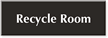 Recycle Room Engraved Sign
