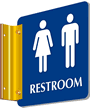 Restroom Men Women Pictograms Sign