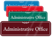 Administrative Office ShowCase Wall Sign