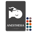Anesthesia TactileTouch Braille Hospital Sign