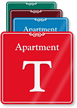 Apartment T Showcase Wall Sign