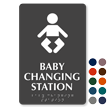 Baby Changing Station TactileTouch Braille Sign