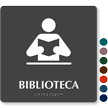 Biblioteca Spanish TactileTouch Braille Sign