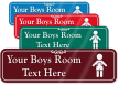 Boys Room Symbol Sign
