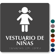 Vestuario De Niñas Spanish Braille Sign