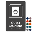 Guest Laundry Symbol TactileTouch™ Sign with Braille