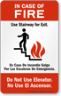 In Case Of Fire (Stair Symbol)