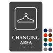 Changing Area Symbol TactileTouch™ Sign with Braille