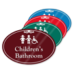 Childrens Bathroom ShowCase Sign