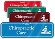 Chiropractic Care Hospital Showcase Sign