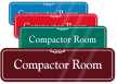 Compactor Room Showcase Wall Sign