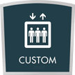 Apex Custom Regulatory Sign, 8.625" x 8.625"