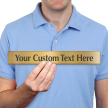 Custom Text Engraved Brass Sign