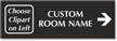 Custom Engraved Right Arrow Direction Room Sign