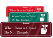 Do Not Disturb with Graphic ShowCase™ Wall Sign