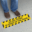 Do Not Stand Floor Safety Sign