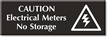 Electrical Meters No Storage Select a Color Engraved Sign