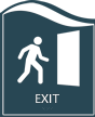 Pacific Exit Sign