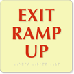 Exit Ramp Up Sign