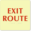 Exit Route Sign
