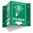 Eyewash Projecting Sign
