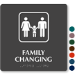 Family Changing TactileTouch™ Braille Sign