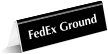 FedEx Ground Tabletop Tent Sign