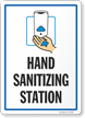 Hand Sanitizing Station Wash Hands Sign