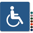 Handicapped TactileTouch Sign Symbol