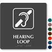 Hearing Loop TactileTouch Braille Sign