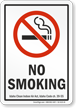 Idaho No Smoking Clean Indoor Air Act Sign