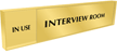Interview Room - In Use/Vacant Slider Sign