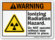 Ionizing Radiation Hazard ANSI Warning Sign